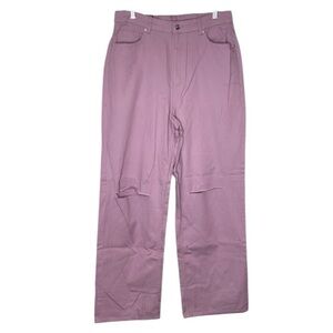 Divided Purple Jeans with Distressed Knees size 4